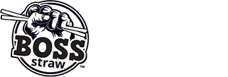 BOSS straw logo – 24 hours strong